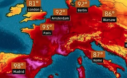 La última ola de calor en Europa incrementó las muertes en Holanda en cuatrocientas personas
