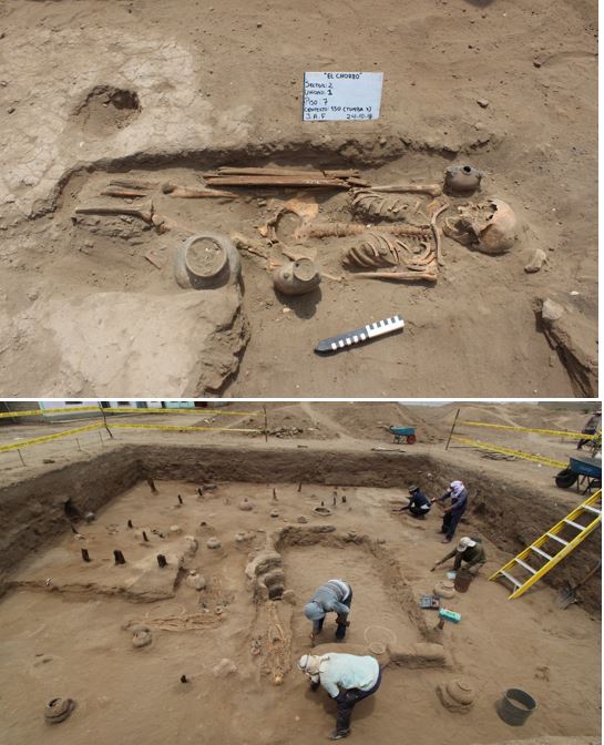 Arqueólogos descubren en Perú un cementerio preincaico en el que se practicaba culto a los muertos