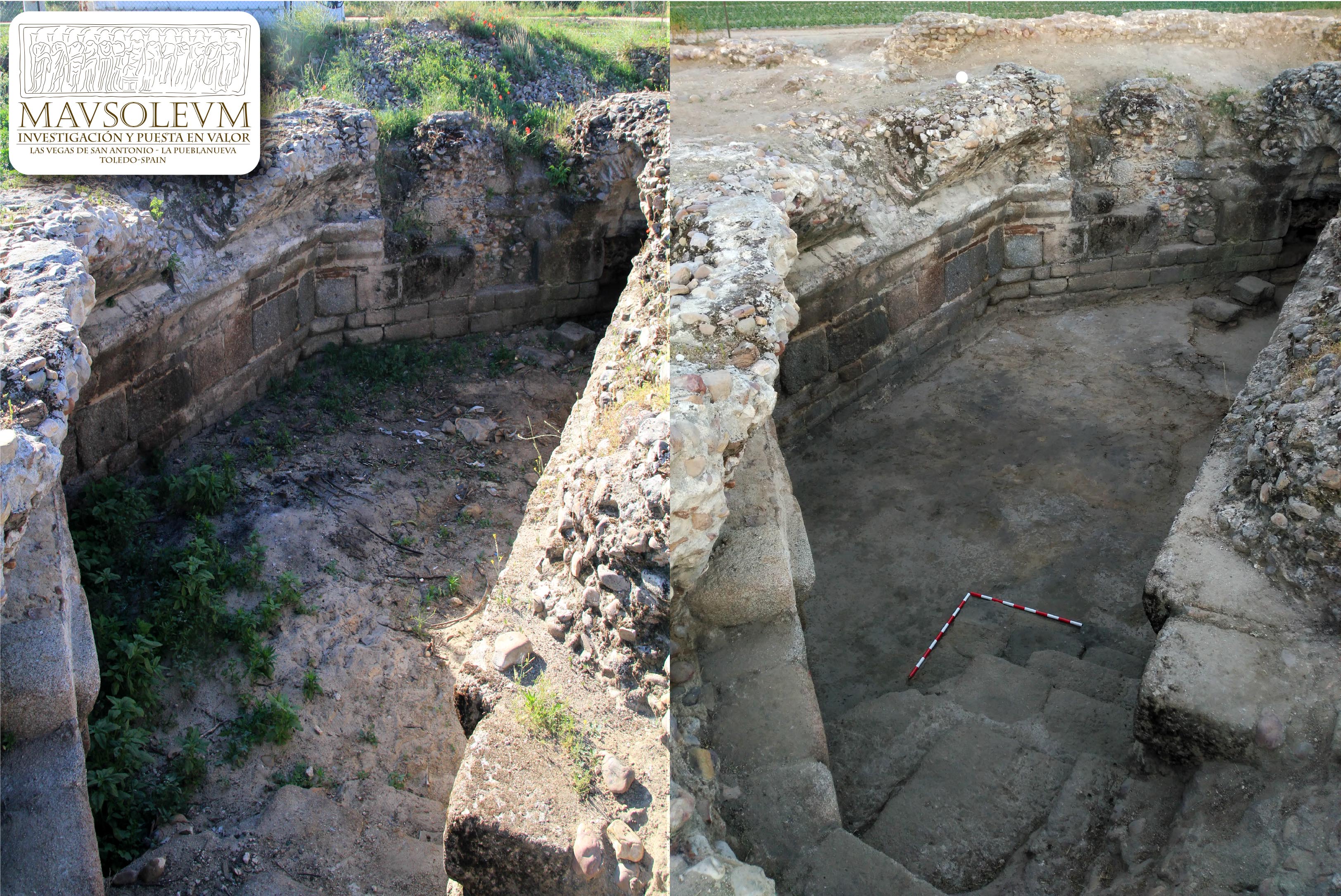 El recuperado mausoleo romano de Las Vegas de Toledo se presenta ante los especialistas en Málaga