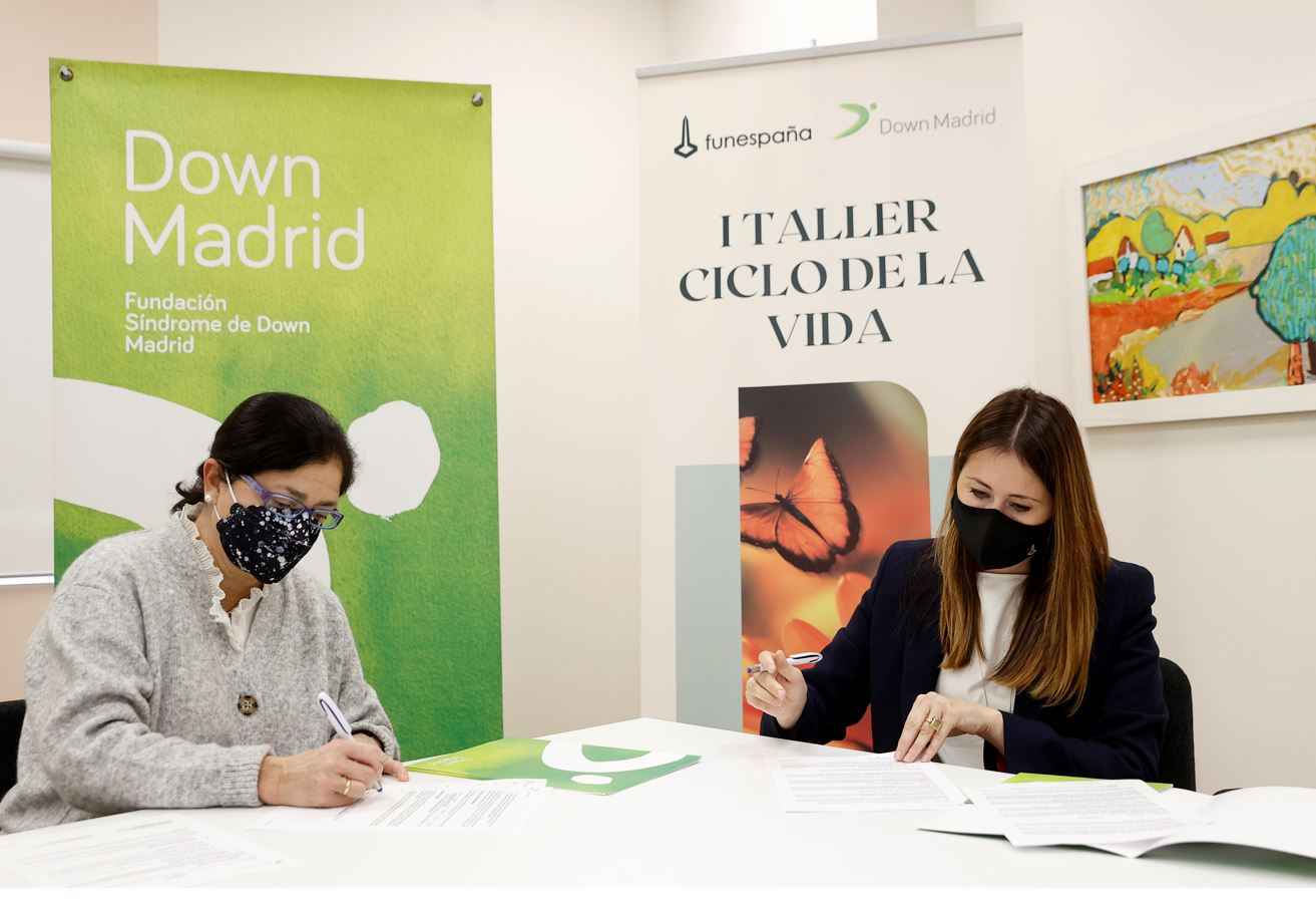 Funespaña y Down Madrid se unen para ayudar en el duelo a personas con discapacidad intelectual