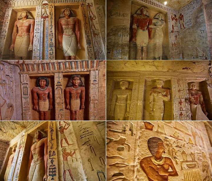 Egipto enseña la ‘tumba más bella’ descubierta este año para incentivar el turismo
