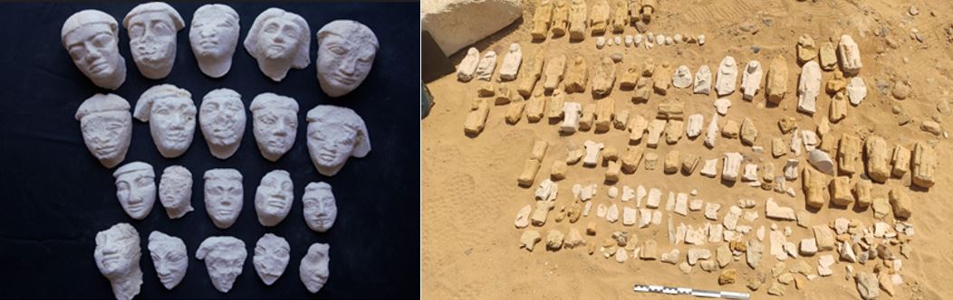 El equipo de la UAB halla más de cien estatuillas únicas del sumo sacerdote Imephor en la necrópolis egipcia de Kom el-Khamasin