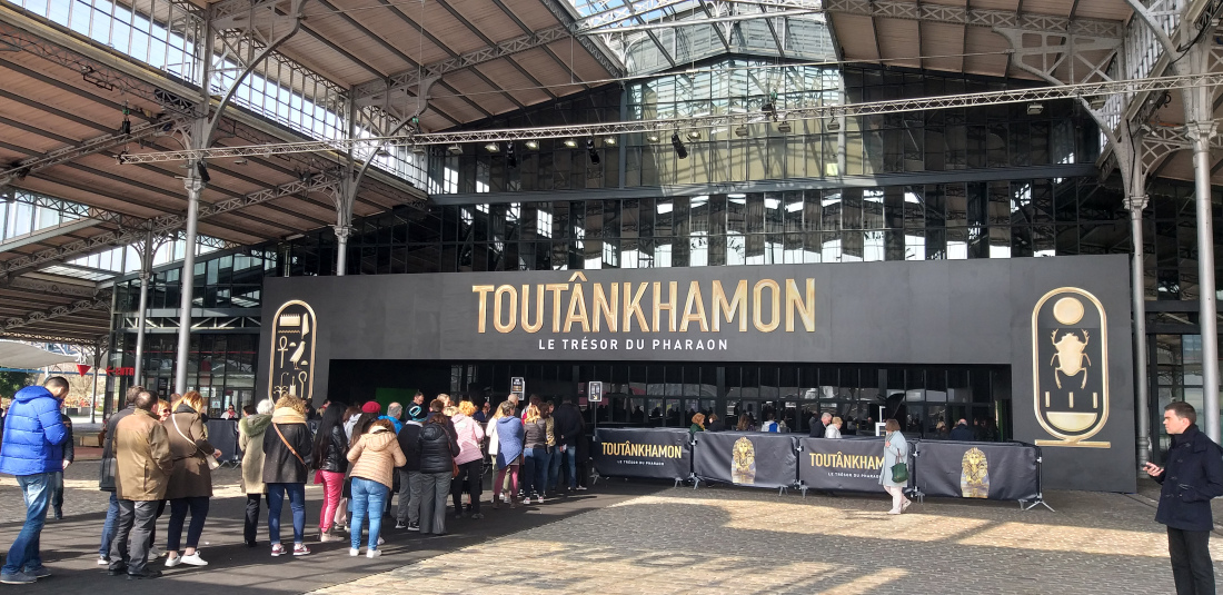 La exposición de los objetos de la tumba de Tutankamón bate el récord de visitantes en París