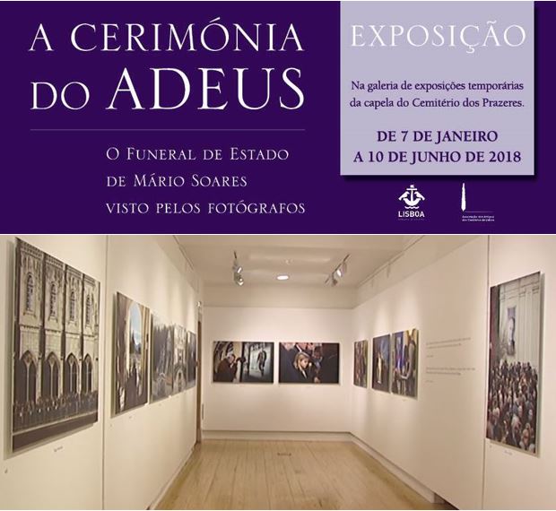 Cementerio de los Prazeres de Lisboa abre una exposición sobre el funeral de Soares al año de su muerte
