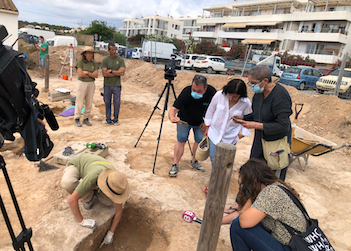 Descubiertas cuatro tumbas más en la necrópolis bizantina de Sant Francesc de Formentera