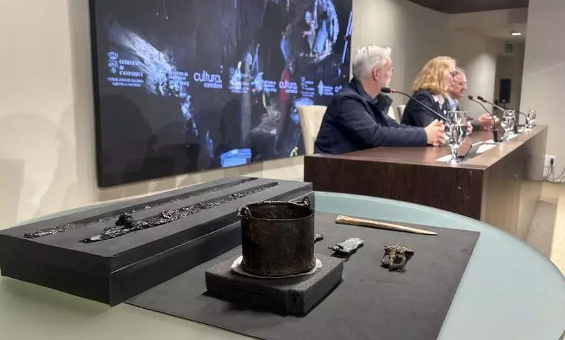 Hallan restos de otros quince individuos visigodos en los sepulcros de las cuevas de La Garma de Santander