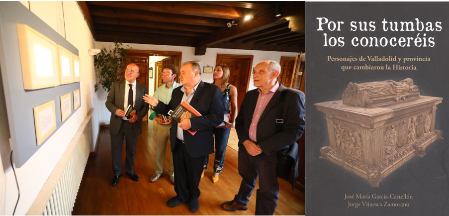 Un libro muestra los monumentos funerarios de 78 personajes históricos de la provincia de Valladolid.