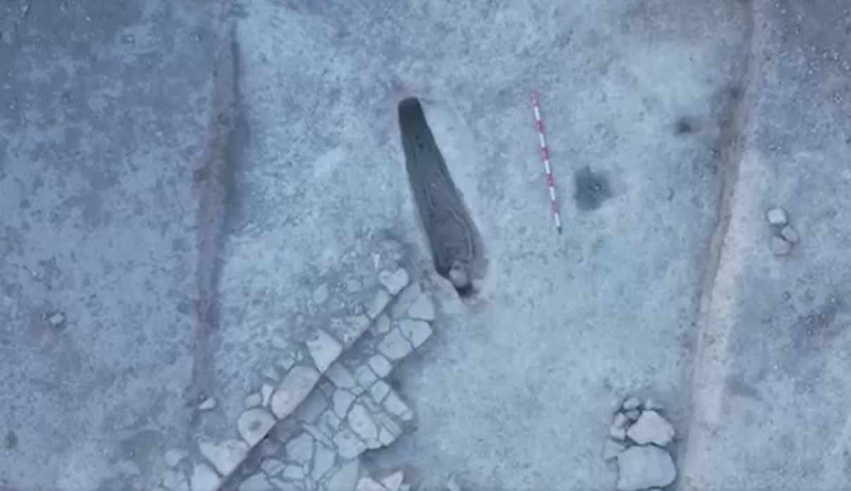 Hallan una segunda tumba con un esqueleto de época visigoda en Marroquíes Bajos, en Jaén capital