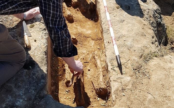 Hallan restos humanos en necrópolis altomedieval de Mazaleón (Teruel) que se creía expoliada