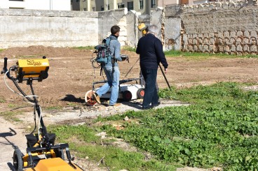Un georradar de la UCM busca las dos fosas comunes del antiguo cementerio de Cádiz