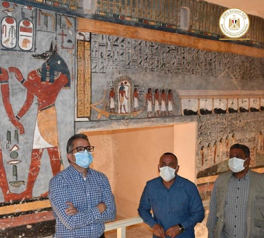 Egipto reabre la tumba de Ramses I en el Valle de los Reyes tras limpiarla y restaurarla