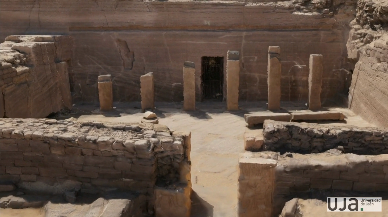 Investigadores de la UJA realizan el mayor modelo tridimensional de tumbas de Egipto