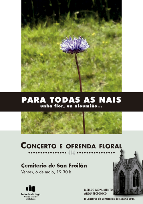 El Cementerio de Lugo programa para mayo y junio teatro, danza, poesía, música y una visita nocturna
