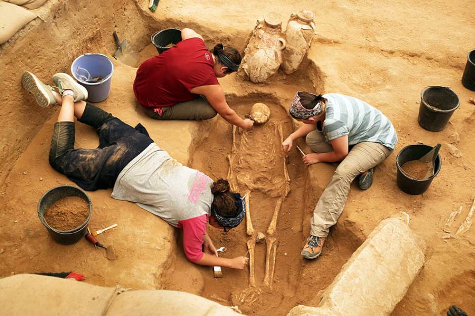 Hallan en Israel el primer cementerio de los filisteos, datado entre los siglos XI y VIII a.C