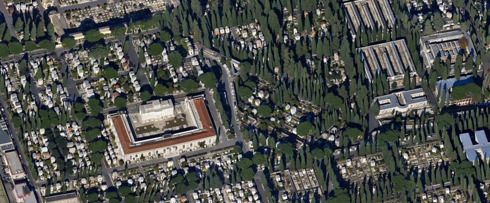Setenta tumbas destrozadas en el histórico Cementerio del Verano de Roma